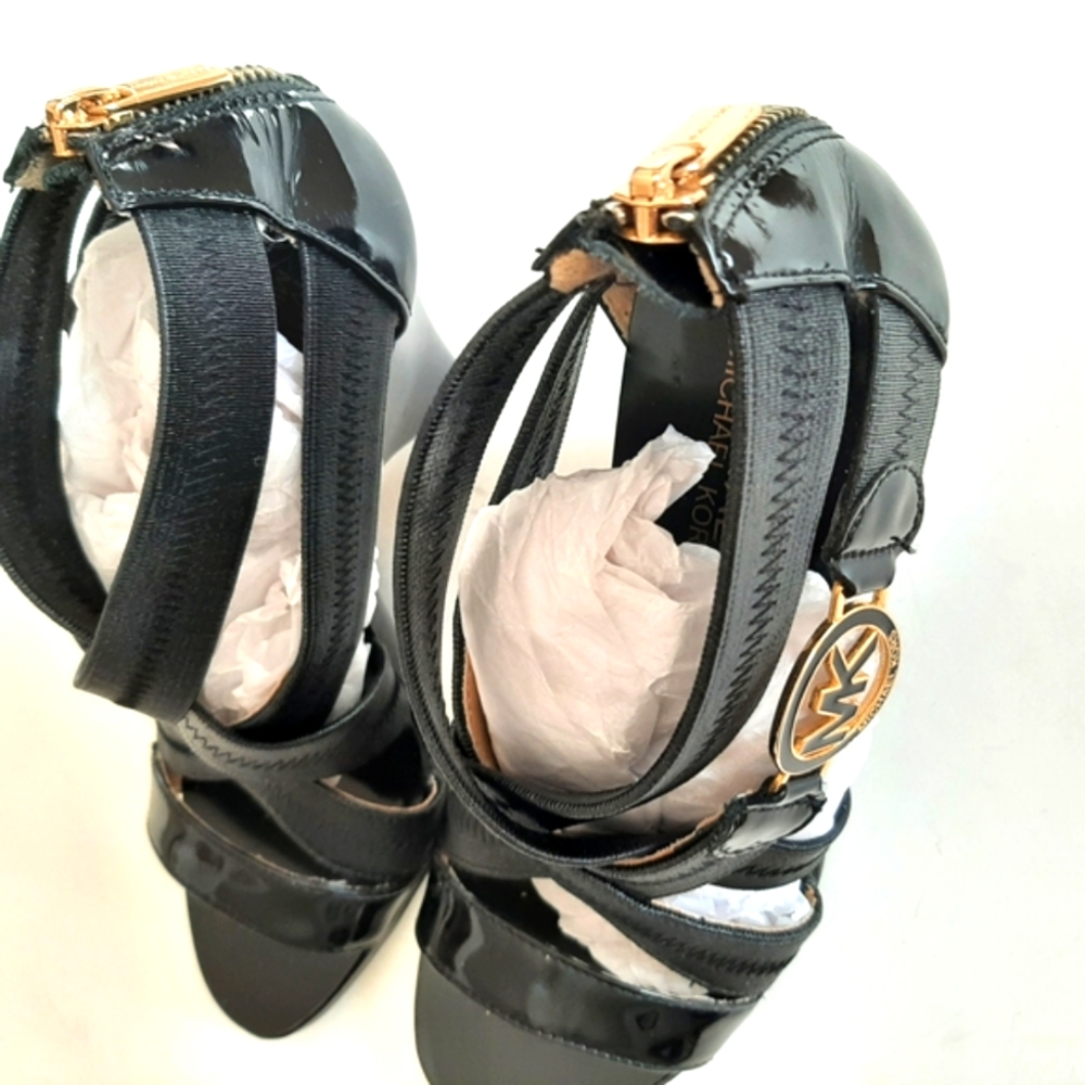 NEW Michael Kors Black Strappy Women's Heels